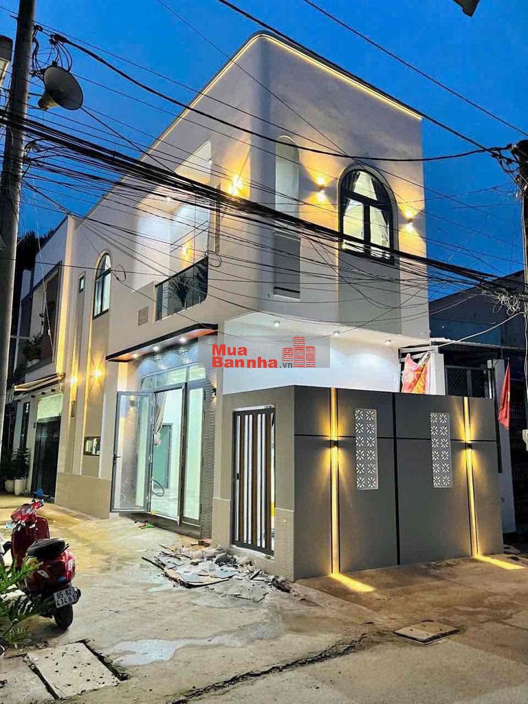 NHÀ ĐẸP 2 MẶT TIỀN THIẾT KẾ ĐẸP TỐI GIẢN