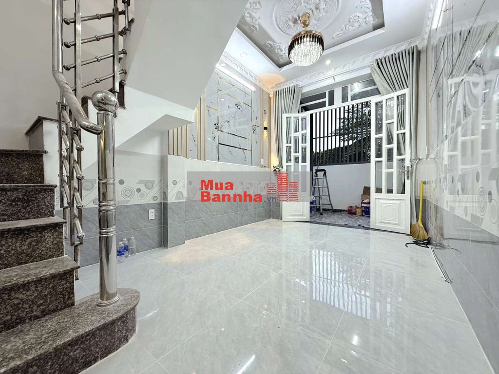 Nhà sổ hồng hẻm xe hơi 3,2x10m 2 tầng Huỳnh Tấn Phát 1.58 tỷ