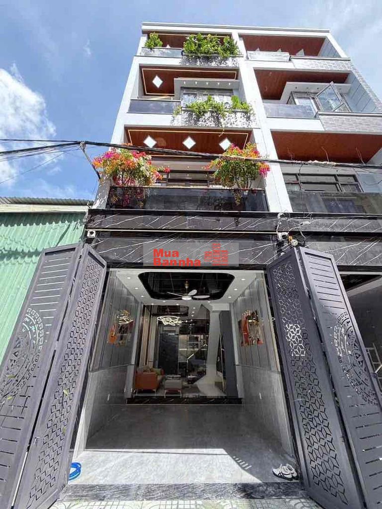 Nhà Phố Hiện Đại KDC Đồng Bộ Đường xe hơi đậu trong nhà