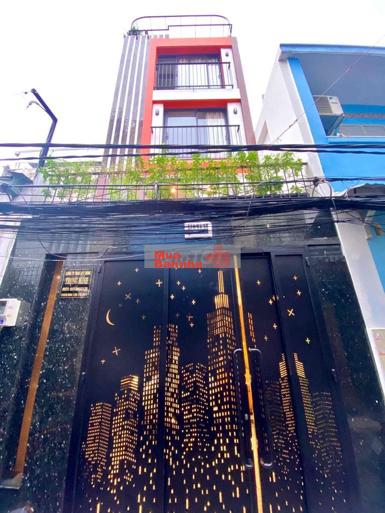 NHÀ CHÍNH CHỦ 4 TẦNG, HẺM XE HƠI, QUANG TRUNG, P.11, GÒ VẤP