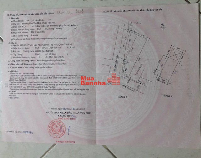 111/8/24 căn bìa, hai mặt hẻm rộng, ngang 4m, nở hậu 7m, 87m2, 8 tỷ