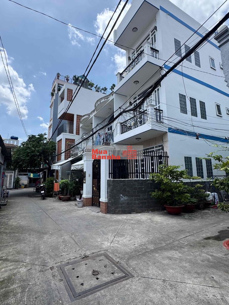 LÊ QUANG ĐỊNH. NHÀ 3 TẦNG ĐÚC GÓC 2MT. HXH THÔNG. SHR NỞ HẬU. CHỈ 6,X