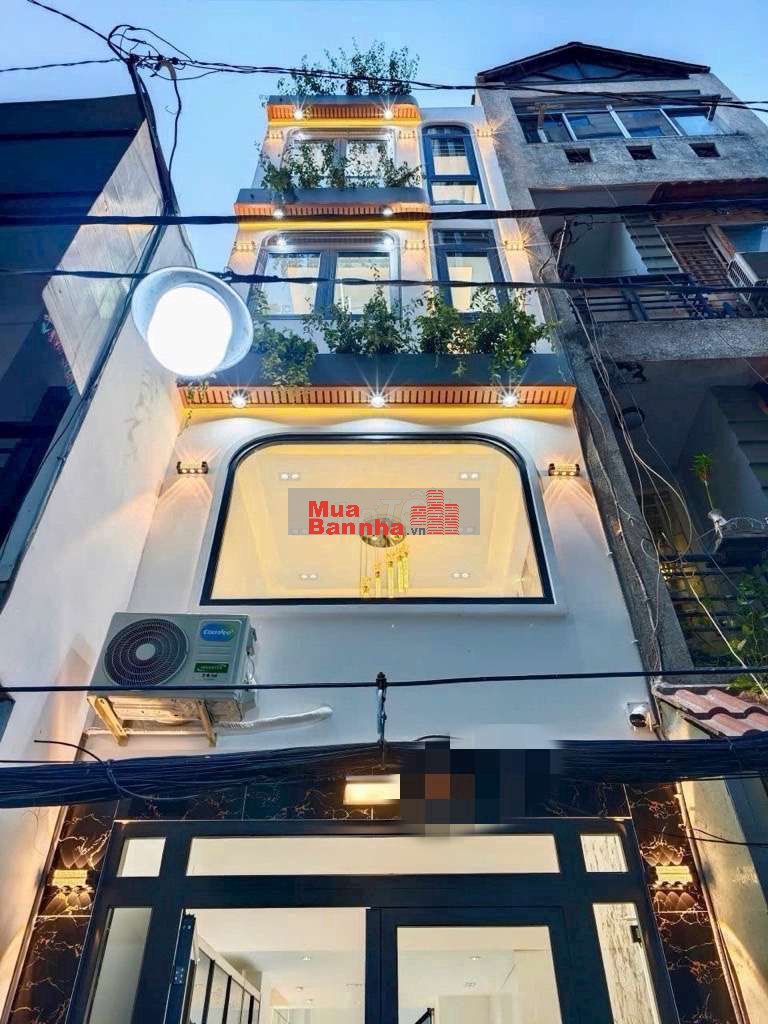 Nhỉnh 5tỷ. Hẻm hơn 4m. Nguyễn Thiện Thuật, p2, Q3. Nhà mới 5T, 30m2.