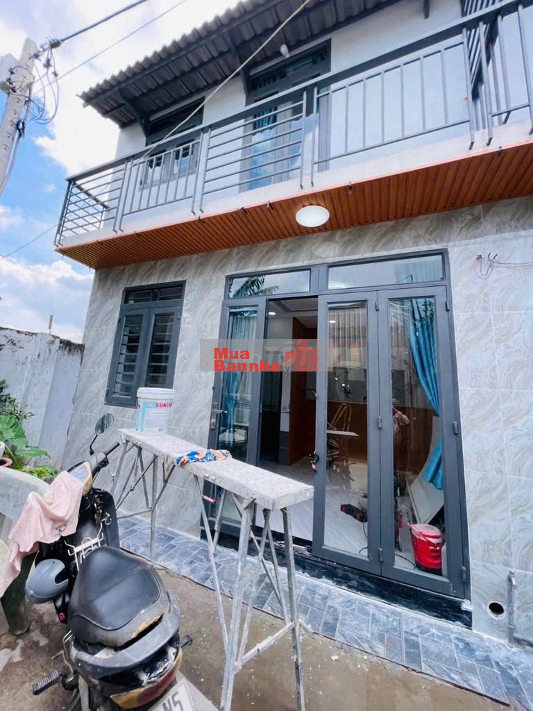 Nhà Q12 Mới Xây Mặt Tiền Lê Thị Riêng 2 phòng ngủ, 2 wc Chỉ 1 tỷ Đồng