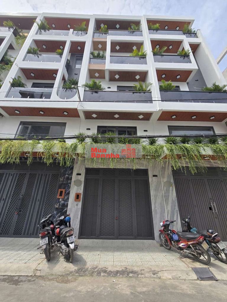 Nhà 5 tầng 4,5 x 19 hẻm 6m 1/ Thạnh Xuân 25 - Lê Thị Riêng, full NT