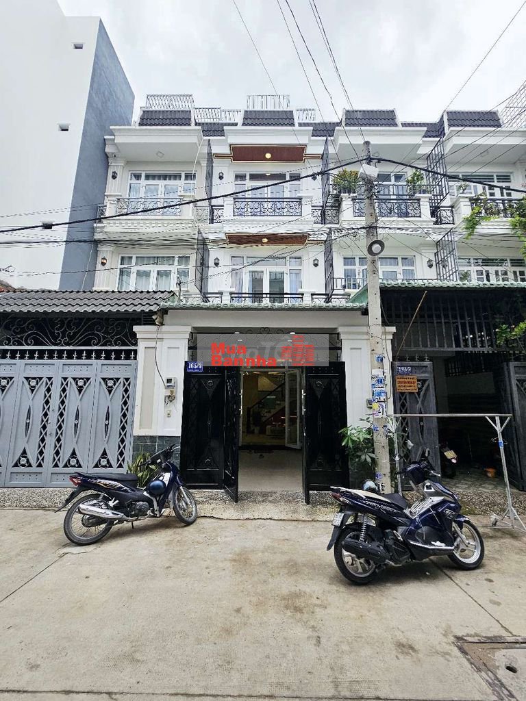 Nhà 3 lầu đẹp Sát bên Trường cấp 1,2,3 Thạnh Lộc