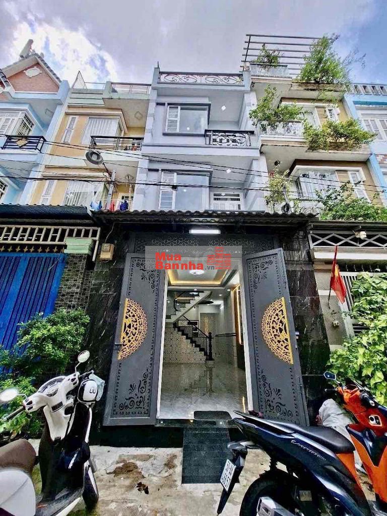 Nhà mới 4x13m 1 trệt 2 lầu 4PN 3WC HXH Lê Văn Quới - Bình Tân