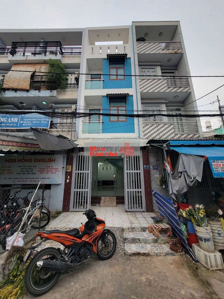 Cần bán nhà 4 tấm mặt tiền Chợ kd sầm uất gần Ngã tư Bốn xã.