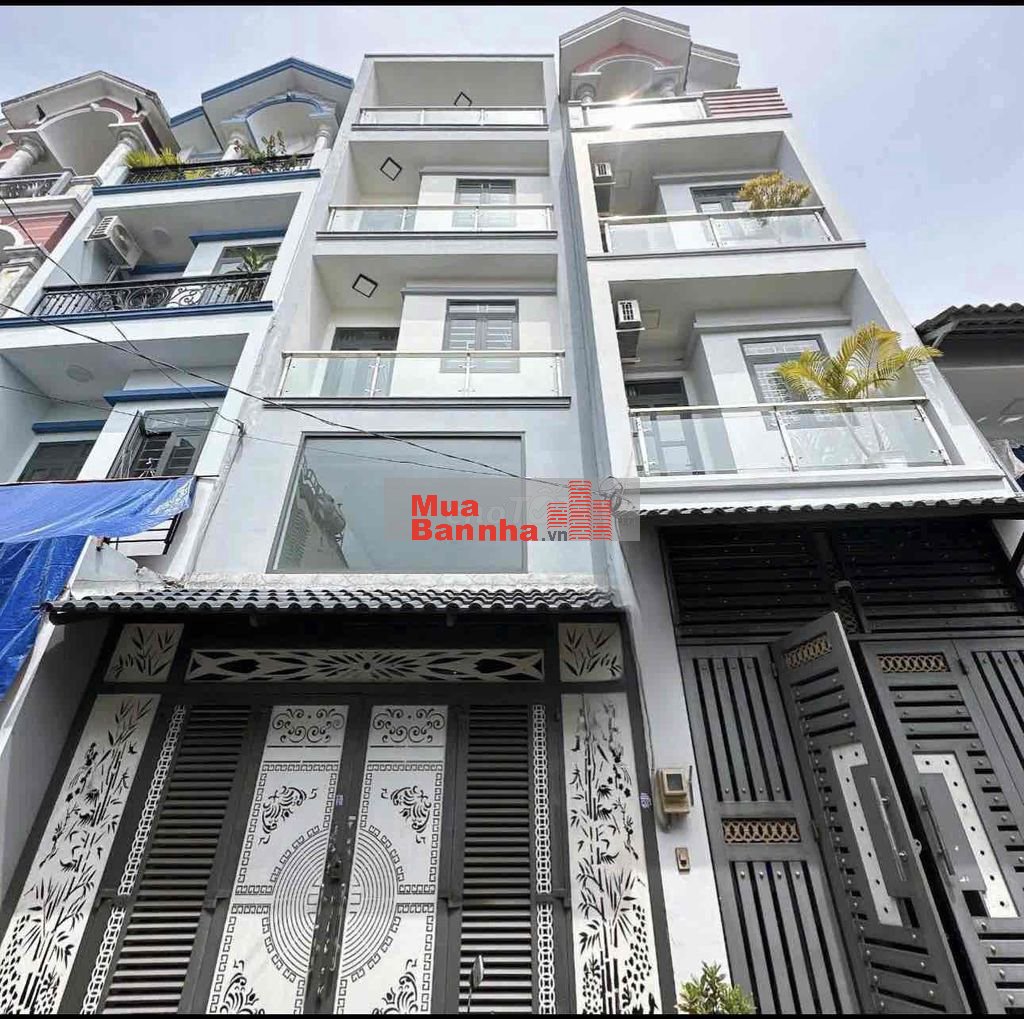 🍀Nhà 1/ Hương Lộ 2 ngay 4 xã, 4*15, 1 lửng 4pn 5wc sân thượng hẻm 6m