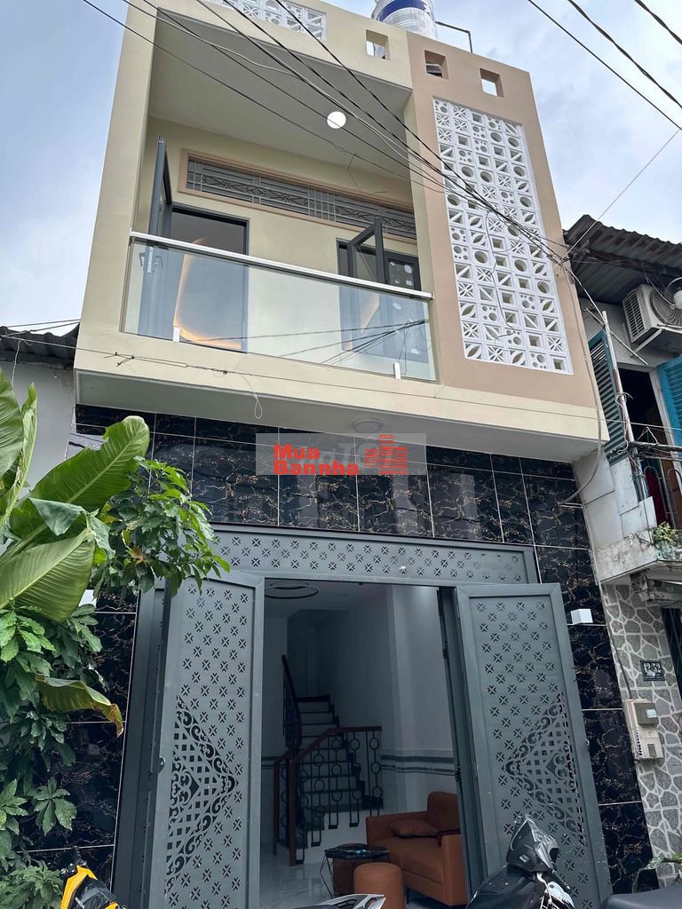 Nhà 3 Tầng Mới 100% – Hẻm 6m Ô Tô – Đường Số 5 Bình Tân – Giá 3.85 Tỷ