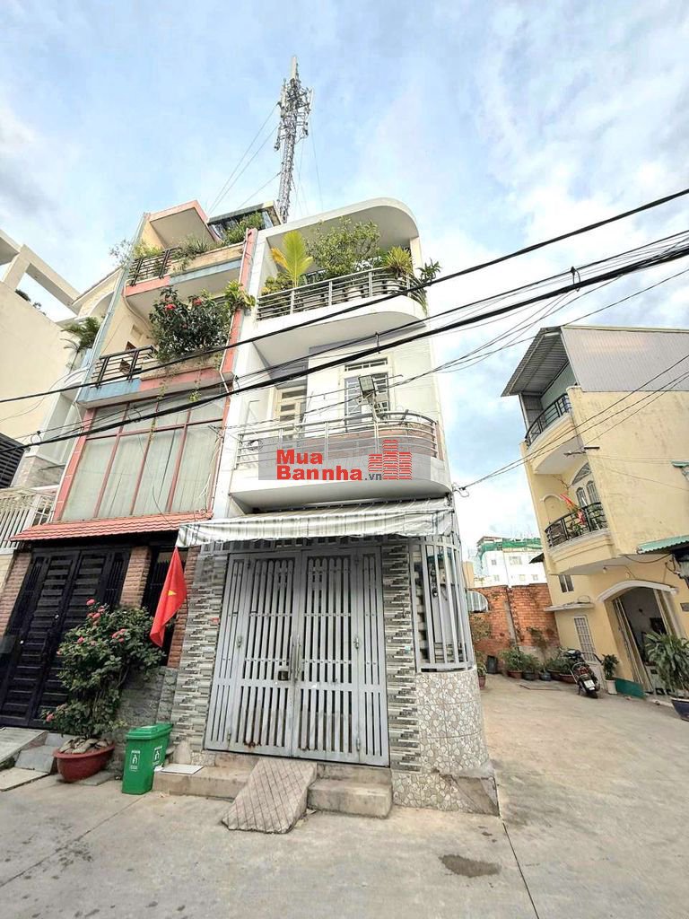 Bán nhà hẻm xe hơi 2 lầu 4 dài 16m Khu Chợ vải