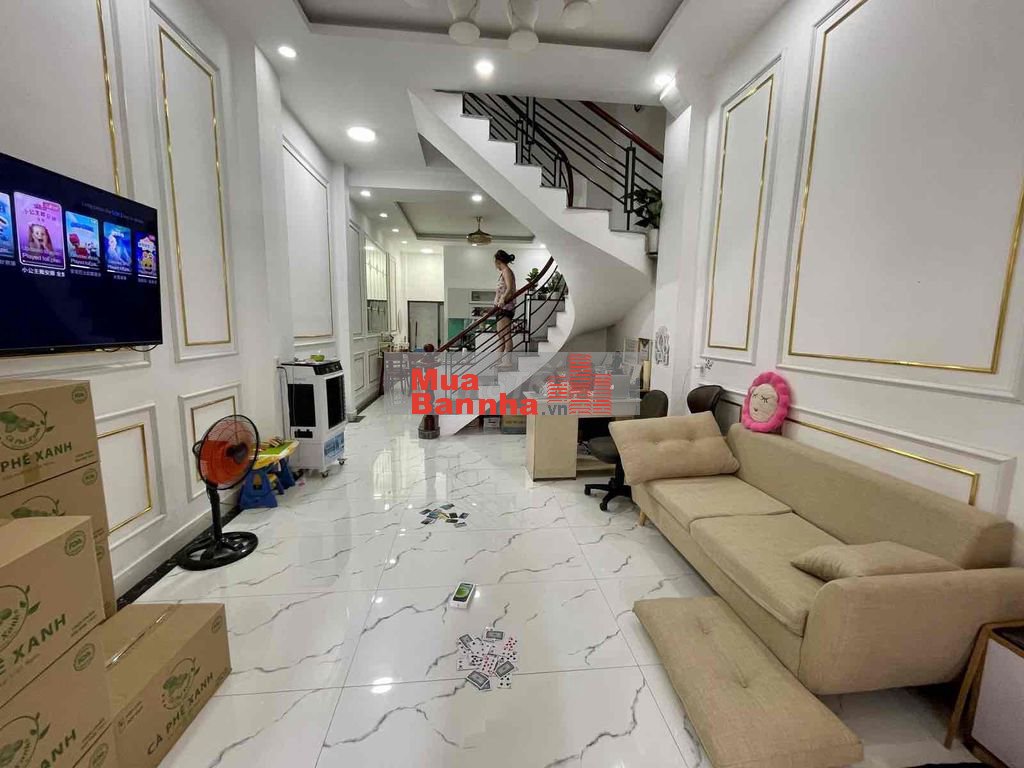 BÁN NHÀ 3 TẦNG ĐÚC HẺM XE TẢI KHU PHÂN LÔ PHẠM VĂN CHIÊU GÒ VẤP GIÁ RẺ