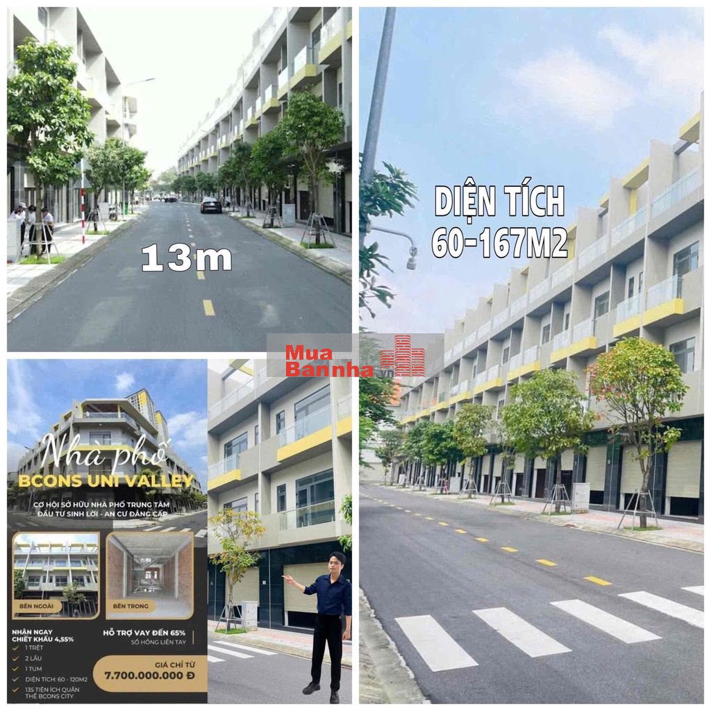 NHÀ PHỐ BCONS UNI VALLEY