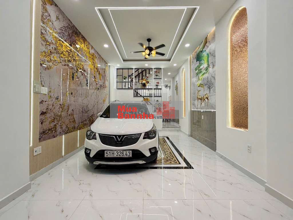 BÁN NHÀ ĐẸP,HẺM XE HƠI THÔNG,4x12,GẦN EMART2 PHẠM VĂN CHIÊU,HƠN 6TỶ TL