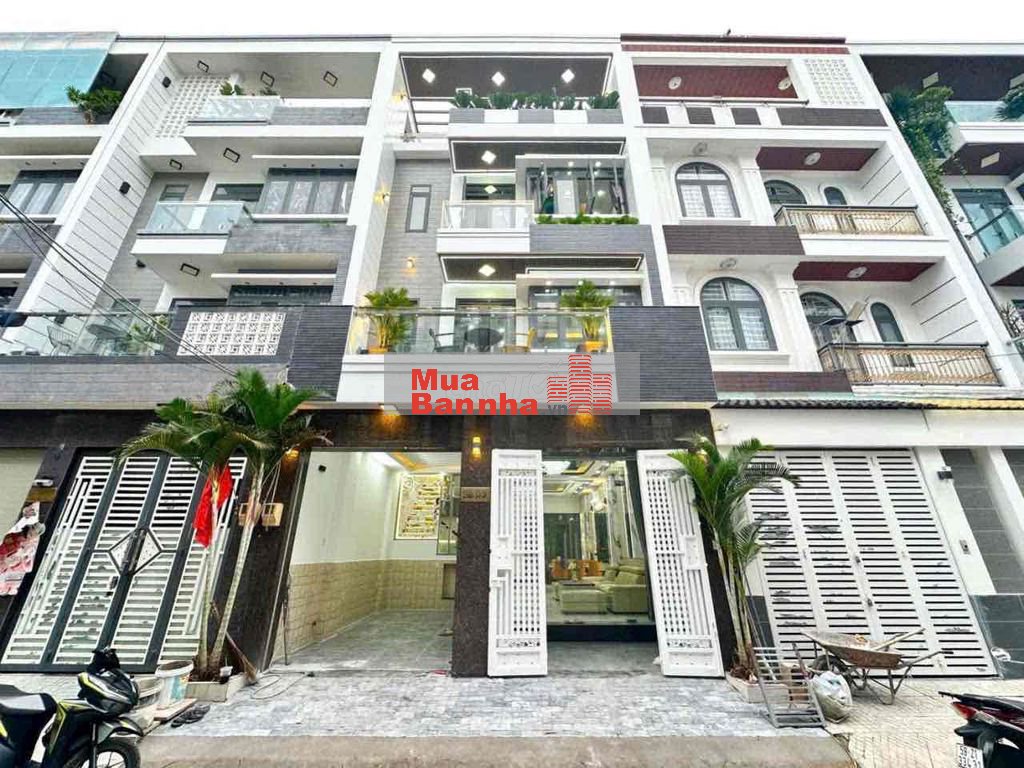 Nhà 4 Tầng Full Nội thất 6,4 x 13 Sổ Hồng