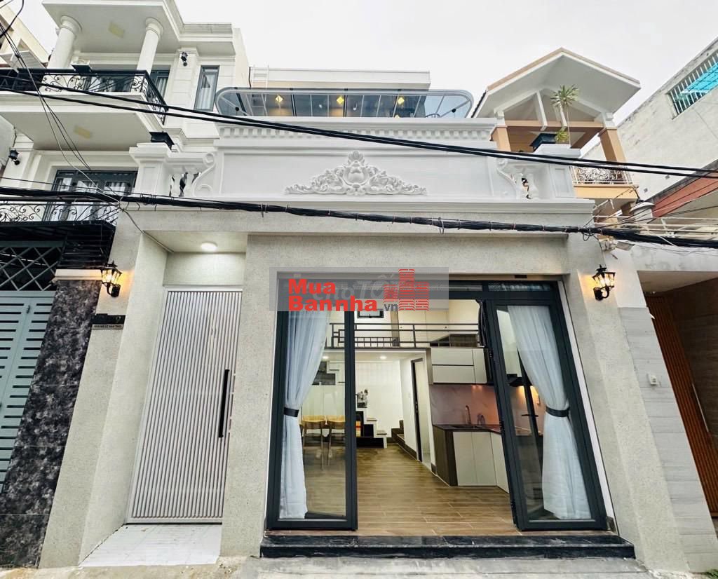 Bán nhà Lê Văn Thọ, 6.1 x 21m,3 tầng,18pn,18wc,15.9 tỷ,TL