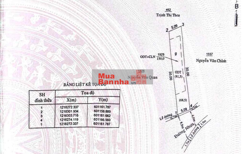 BÁN NHÀ MẶT TIỀN  288 HUỲNH VĂN LUỸ  ĐƯỜNG NHỰA 7m 2 Ô TÔ NÉ NHAU