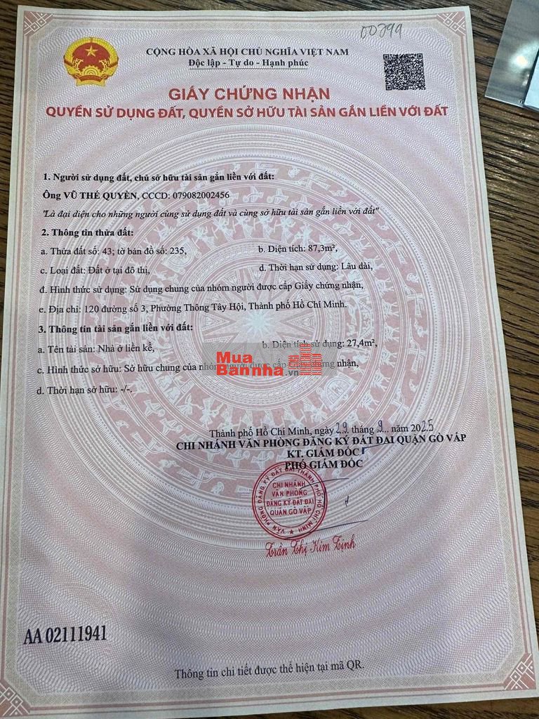 BÁN NHÀ MẶT TIỀN GẤP!!!