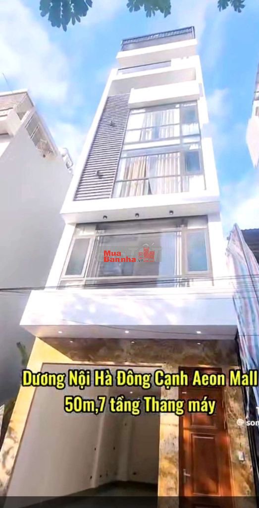 Rẻ nhất Dương Nội Hà Đông 50m, 7 tầng thang máy, ô tô tránh vỉa hè KD