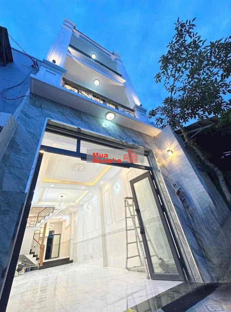 Bán nhà xây mới HXH đang hoàn thiện ( 4m x 16m )