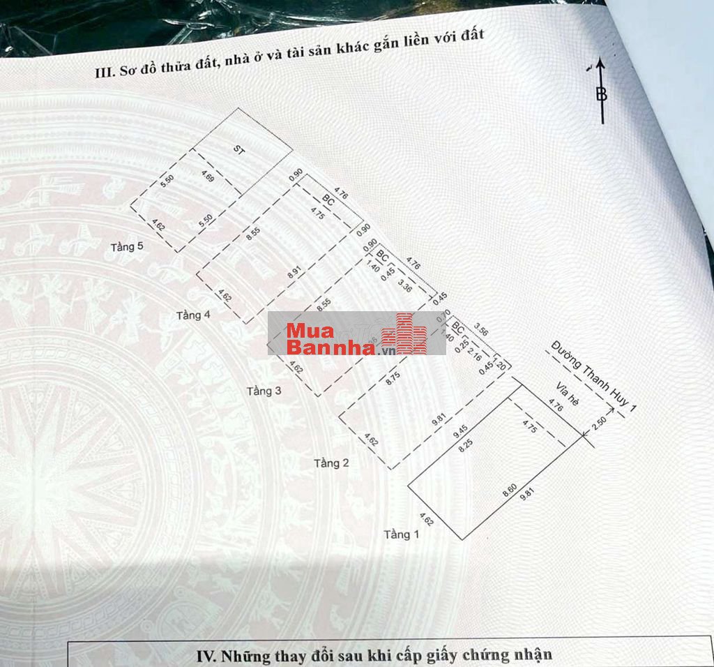 TÔI BÁN NHÀ 5 TẦNG MẶT TIỀN THANH HUY 1