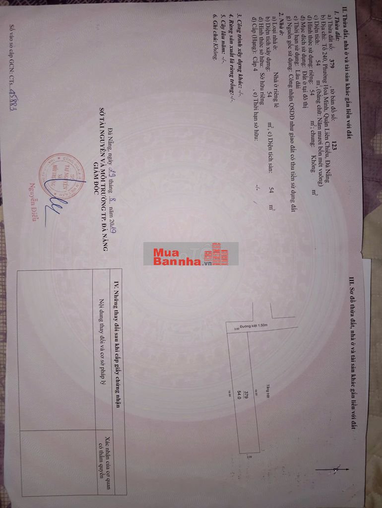 BÁN NHANH NHÀ CẤP 4 KIỆT NGUYỄN HUY TƯỞNG - GẦN BẾN XE ĐN