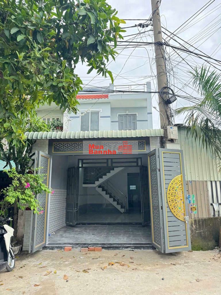 Bán nhà MT 6B DT: 4m x 15m 1T+ lầu 2pn,2w đường thông