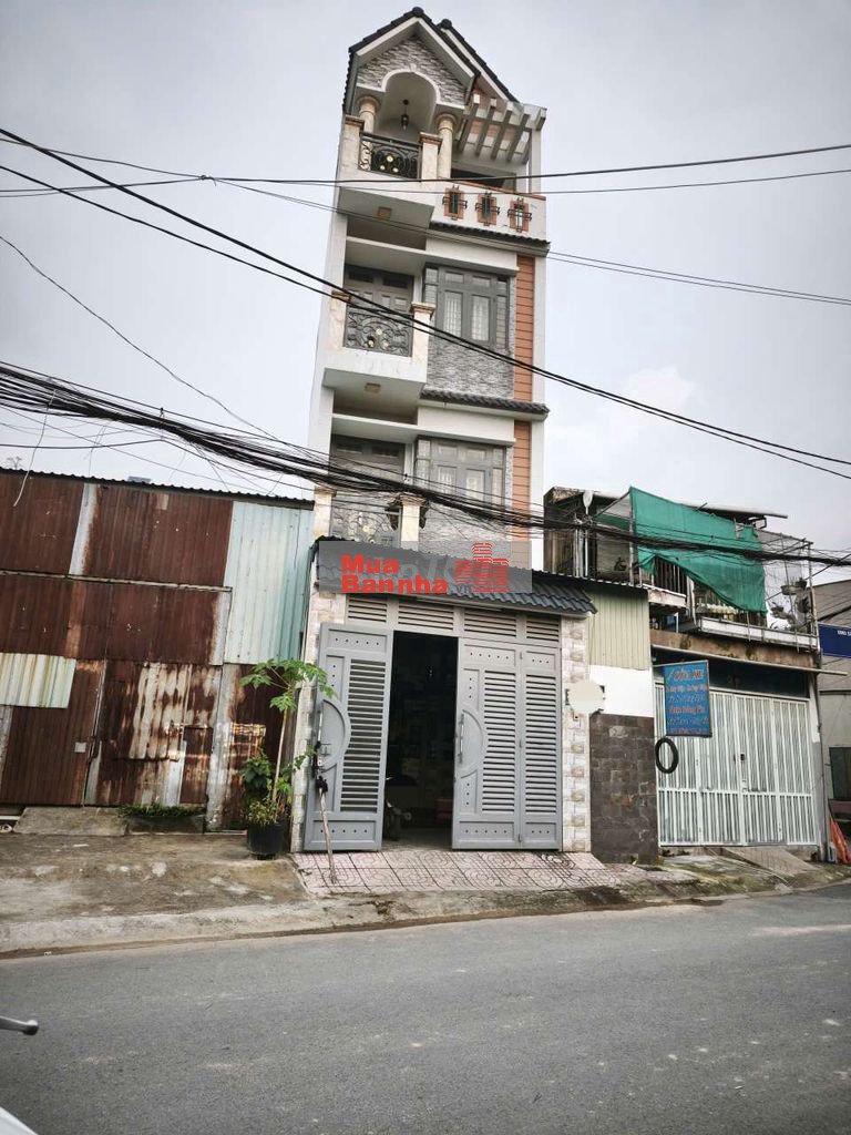 Bán gấp 4 tầng 67m2 shr mtkd đông thạnh -hóc môn.