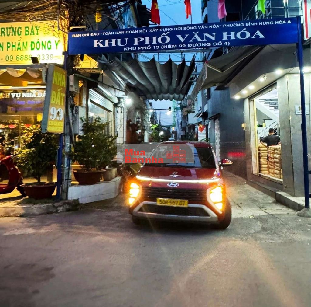 Nhà 1 lầu Hẻm 6m đường số 4 Gò Xoài BhhA Bình Tân giáp Tân Phú