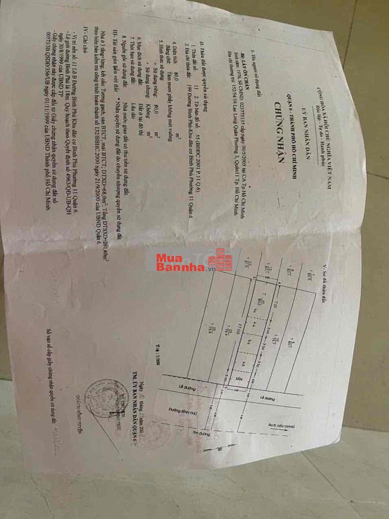 Siêu phẩm 5 tầng mặt tiền Bình Phú -Q6 (4m x20m) kinh doanh-cho thuê