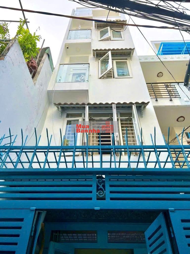 Cách MT 30m hẻm sạch sẽ 3m Trần Quang Diệu Q3,nhà 5 tầng đẹp 5.3 tỷ TL