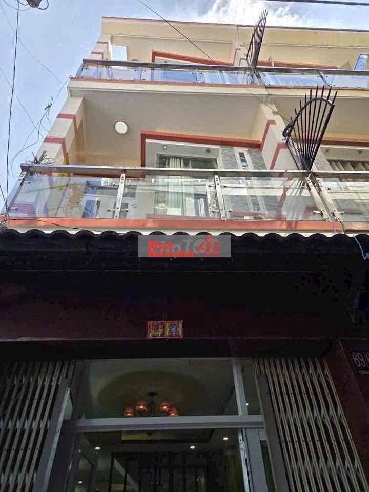 3Tầng -Nhà Bán Trương Đình Hội p16Q8-4 Phòng Ngủ -Nở  Hậu 3,8m- SHR