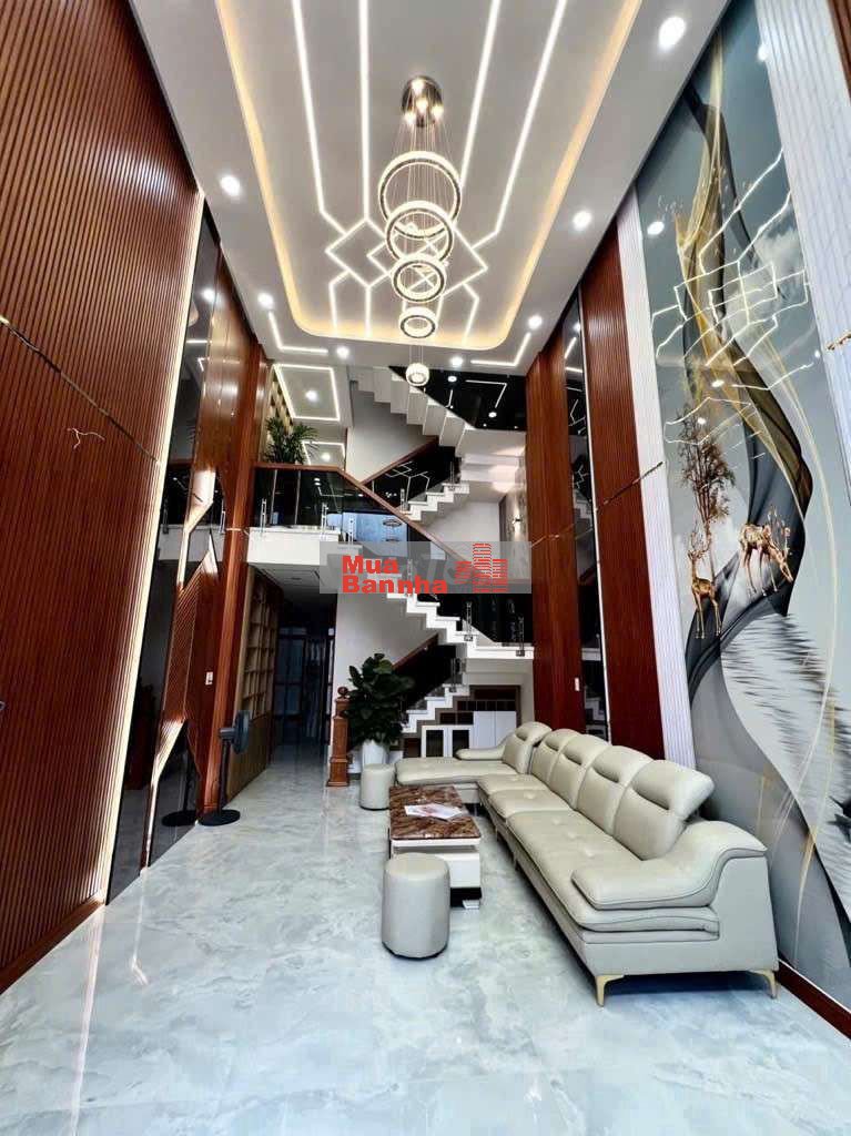 Nhà quận Bình Tân khu đồng bộ cáo tầng, đường nhựa 8m, có thang máy.