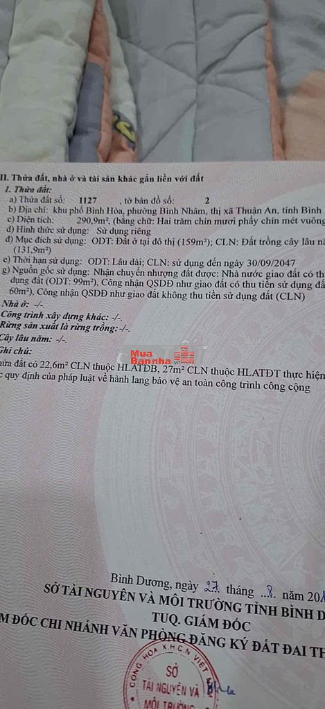 BÁN NHÀ ĐẤT BÌNH DƯƠNG