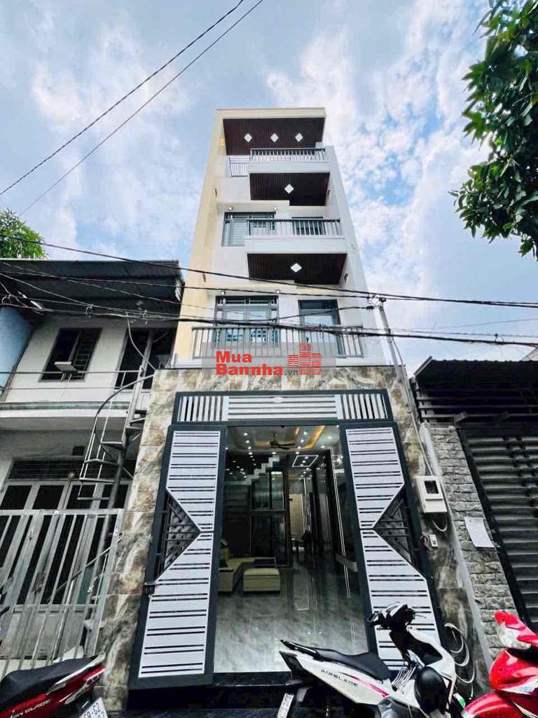 Nhà phố xây Mới có Thang Máy 4x16m.Xây 3 Lầu hẻm thông lê văn Khương