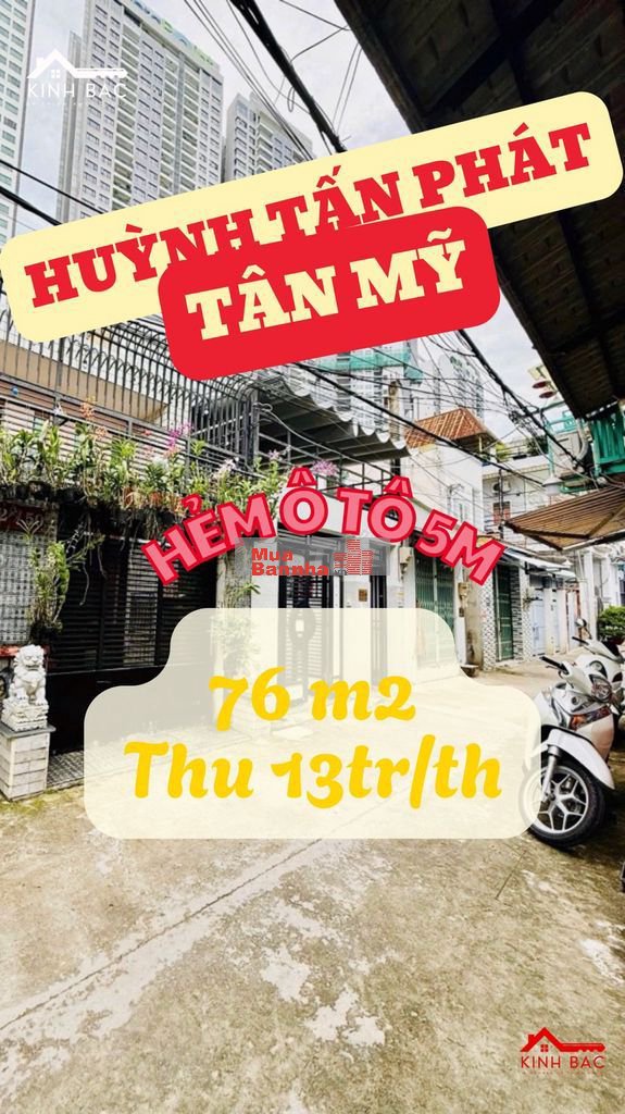 Nhà phố cạnh Phú Mỹ Hưng view Riviera Point - 2 MT HXH 5m 76m2