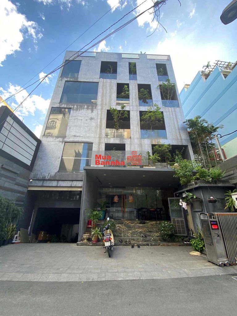 Bán toà CHDV Nguyễn Gia Trí, 258m2(10x25)hầm + 7 tầng, 75P - HĐT 5.4T