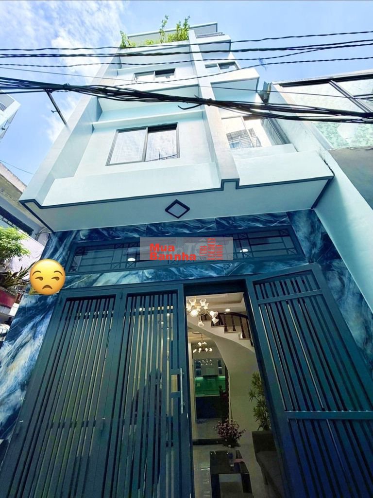 "Hot" nhà phố đẹp diện tích 61m2, hẻm xe hơi, giáp Bình Thạnh