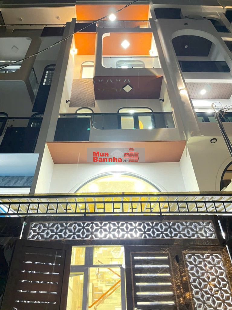 Khu Phân Lô Vip Giáp Quận6 –69M² (4 X 17.5)–5Tầng–Full Nội Thất Xịn