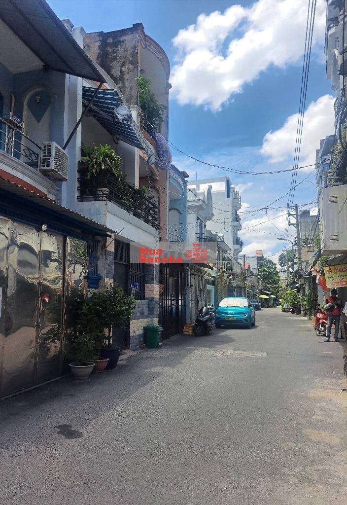 BÁN ĐẤT TẶNG NHÀ, HẺM XE TẢI TRÁNH, GẦN 60M², LÊ VĂN THỌ,P8, GÒ VẤP