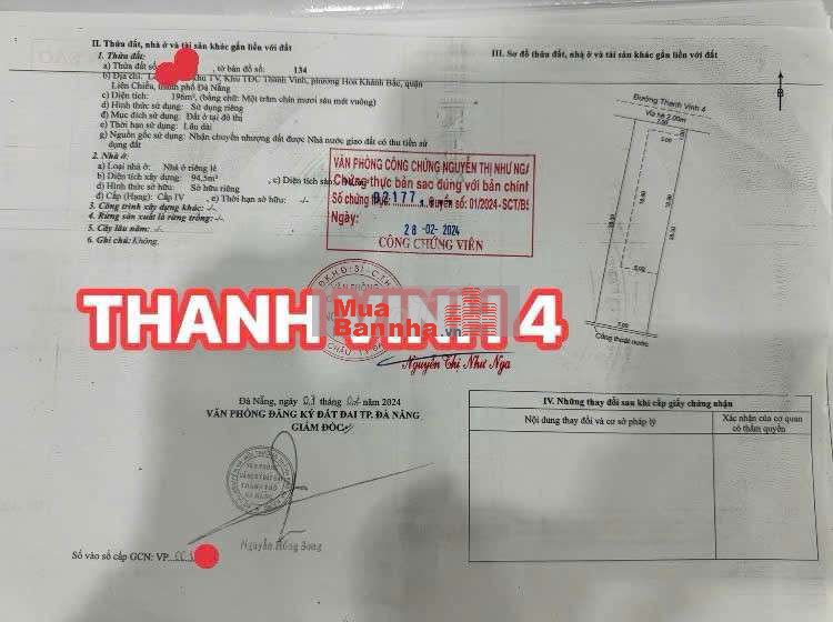 Tôi cần bán dãy trọ mặt tiền thanh vinh 4