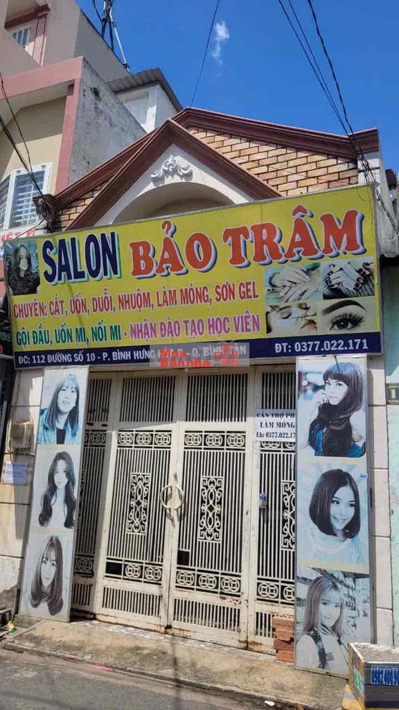 Bán nhà mặt tiền đg số 10, BHHB, cấp 4 , 4x16m, giá rẻ 5tỷ Tl