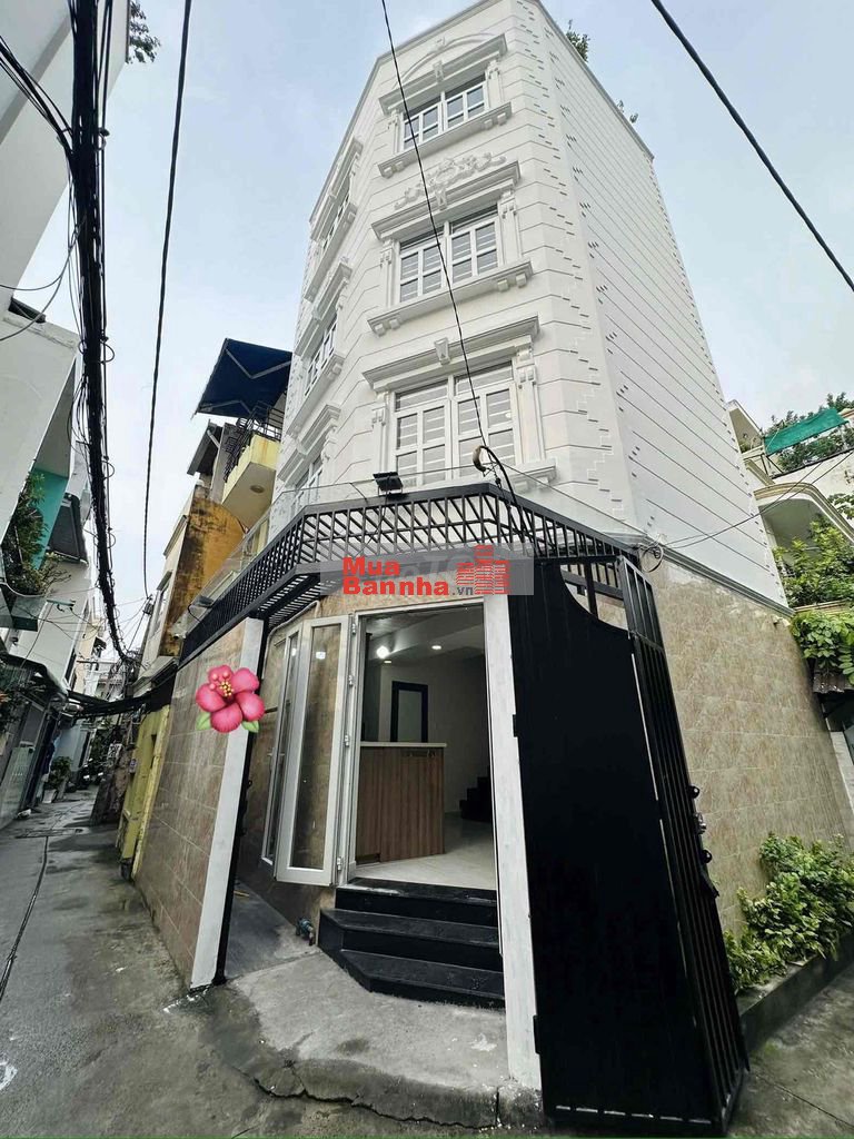 Bán nhà 5 tầng hẻm oto, 3PN, 40.3m2 - Bùi Đình Tuý, P.12, Bình Thạnh