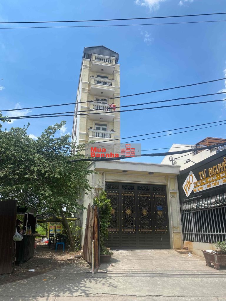 Nhà 5 tầng mặt tiền An Dương Vương 5x40 hướng tây