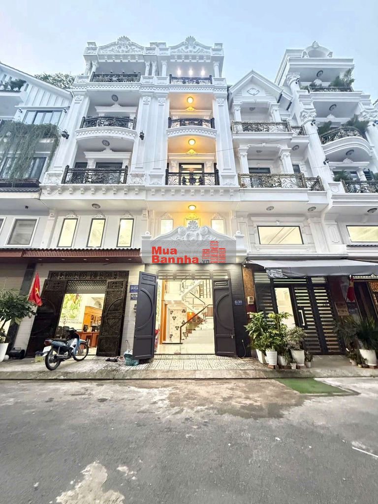 Hẻm 10m khu nhà lầu 4x13m ô tô đậu cửa khu víp ở sướng