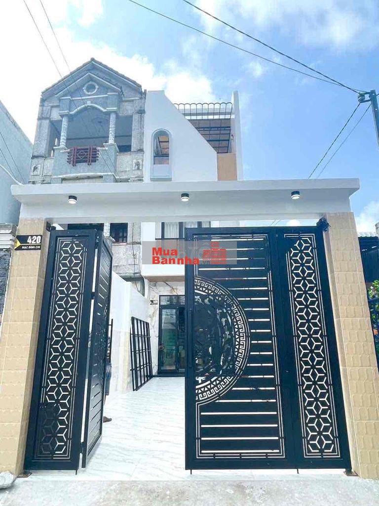 NHÀ 1 TRỆT 2 LẦU MẶT TIỀN ĐƯỜNG MẠC ĐĨNH CHI - MỚI 100% FULL NỘI THẤT