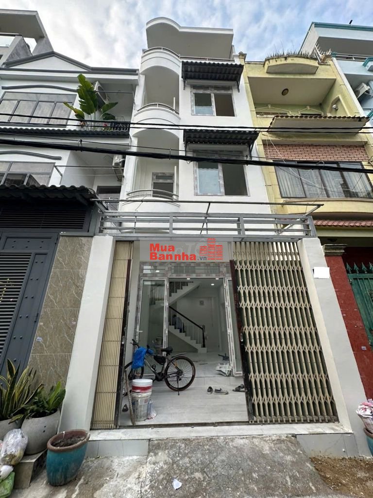 BÁN NHÀ BÌNH THẠNH bên hông Vincom HXH Nguyễn Xí, 4 tầng (4x14) 8.6 Tỷ