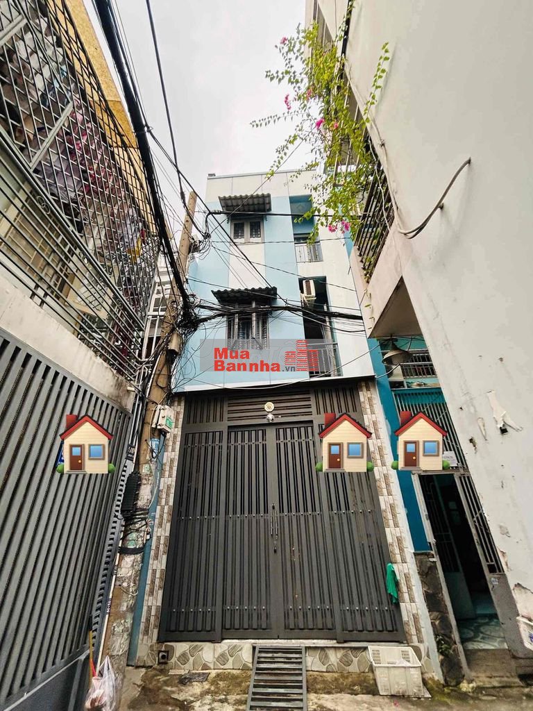 BÁN NHÀ HXH 1 TRỤC - CÓ SÂN CHUNG