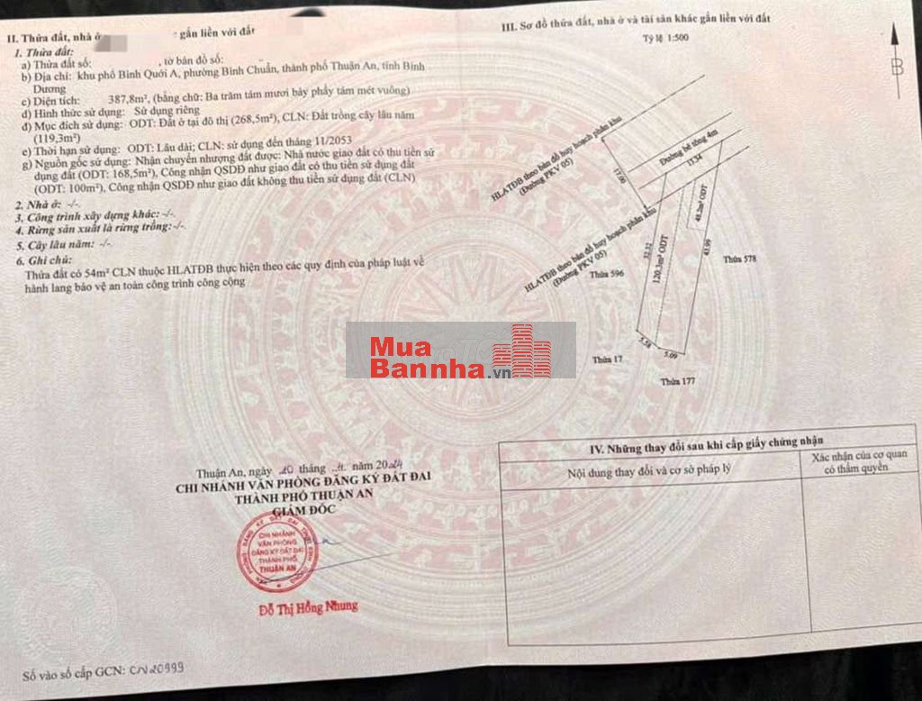 Bán Cặp Dãy Trọ Có Nhà Cấp 4, Thuận An - Bình Dương.