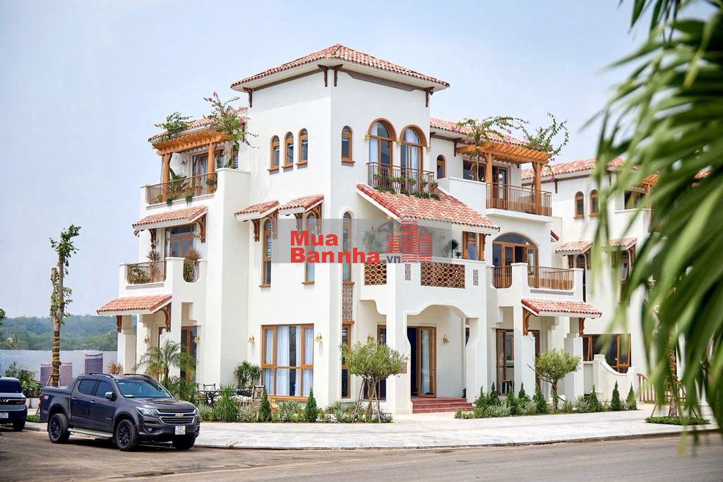 bán căn biệt thự song lập A2-91 view khu căn hộ cao tầng